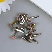 Брадсы для скрапбукинга "Капельки краски" набор 15 шт МИКС 1,3х0,5х0,5 см