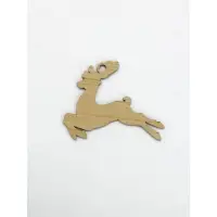 Ёлочная игрушка деревянная &laquo;Новый год: олень&raquo;, набор 10 шт.