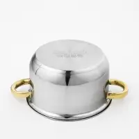 Кастрюля Доляна &laquo;Роскошь&raquo;, 2.2 л, d=19 см, со стеклянной крышкой, капсульное дно, нержавеющая сталь, хромированная