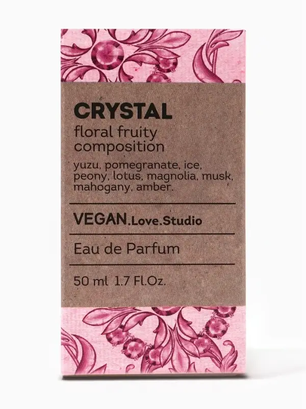 Парфюмерная вода женская Vegan Love Studio Crystal, 50 мл (по мотивам Bright Crystal (Versace)