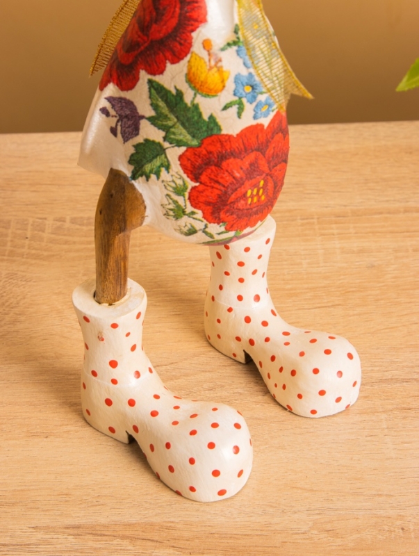 Сувенир «Утка в цветах», 13×9×24 см, дерево Сувенир «Утка в цветах», 13×9×24 см, дерево