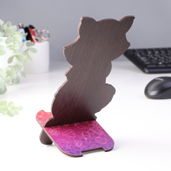 Подставка под телефон "Енот"