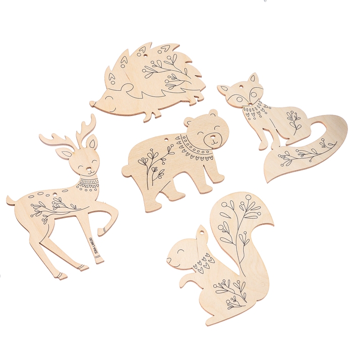 Заготовки для творчества «Зверята» Заготовки для творчества «Зверята»