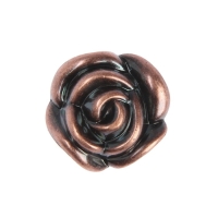 Ручка-кнопка CAPPIO Rose 01, цвет медь, 8 шт.