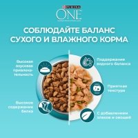 Сухой корм Purinа One для стерилизованных кошек, лосось/пшеница, 750 г