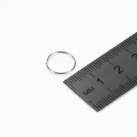 Кольцо соединительное 0.7&times;12 мм (набор 50 г, &plusmn;360 шт.) СМ-995, цвет серебро
