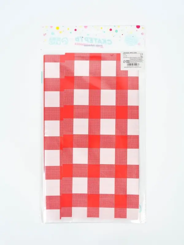 Скатерть "На пикник" цвет красный, 137х183 см