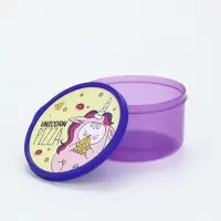 Ланч - бокс круглый Unicorn pizza, 500 мл