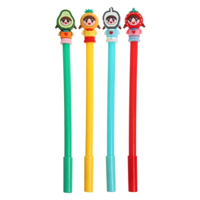 Ручка - прикол «Фрукты/Овощи/Ягоды» гелевая, МИКС