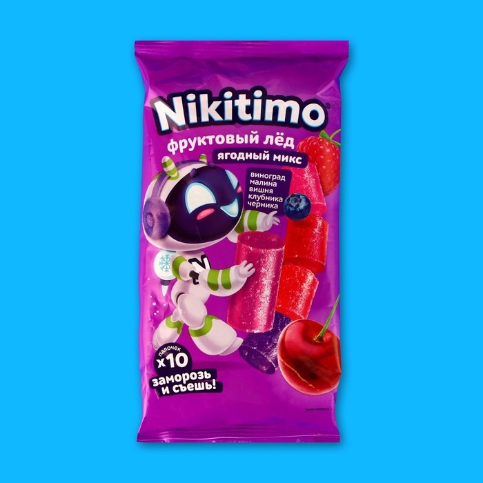 Фруктовый лёд Nicitimo ягодный, 190 г Фруктовый лёд Nicitimo ягодный, 190 г