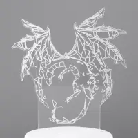 Светильник 3D RISALUX &laquo;Дракон&raquo;, LED-ночник, RGB, от сети, 14.2&times;9.5&times;16 см