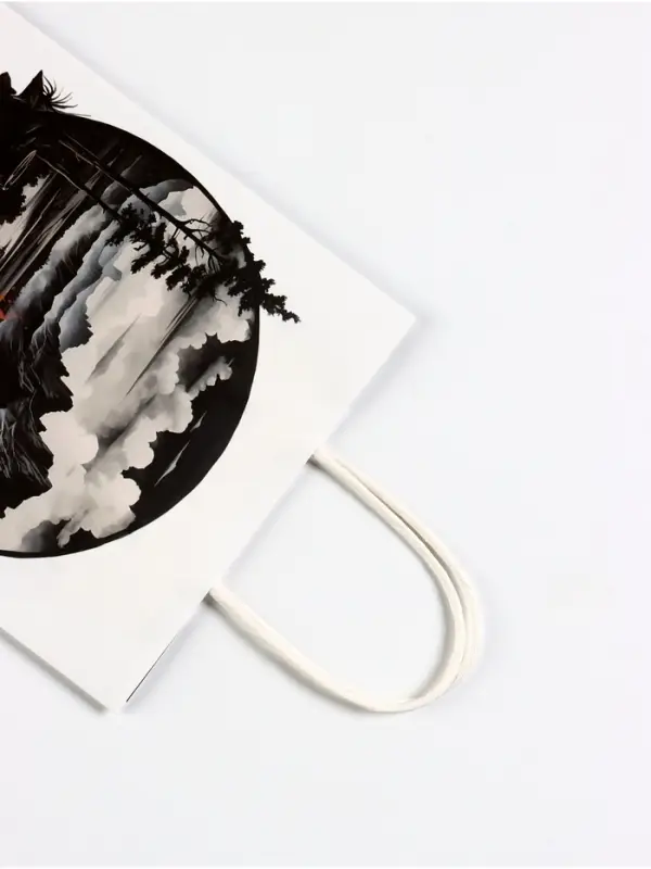 Пакет подарочный крафт «Настоящему мужчине», 18×8×25 см