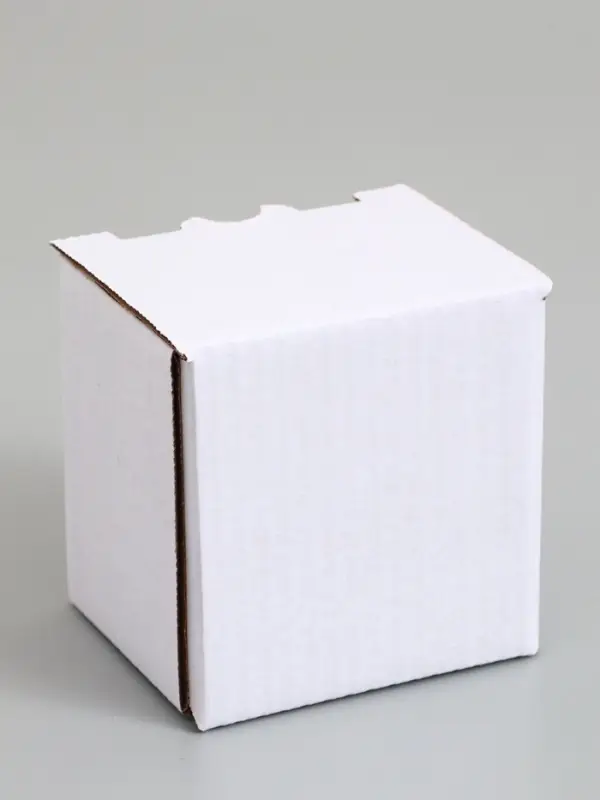 Коробка под кружку, белая, 10 х 8 х 10 см