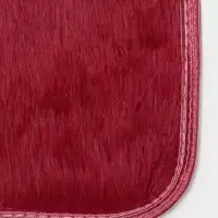 Коврики для ванной и туалета Доляна &laquo;Пушистик&raquo;, 2 шт., 38&times;40 см, 40&times;60 см, бордовые