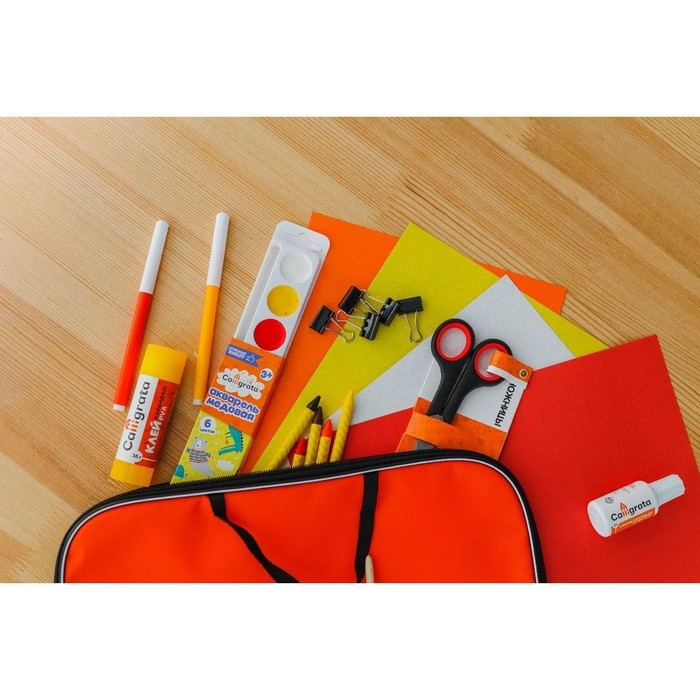Папка для чертежей и рисунков А3, 470 х 350 х 20 мм, с ручками, текстильная, Calligrata Стандарт, Оранжевая, плотность 600D Папка для чертежей и рисунков А3, 470 х 350 х 20 мм, с ручками, текстильная, Calligrata Стандарт, Оранжевая, плотность 600D