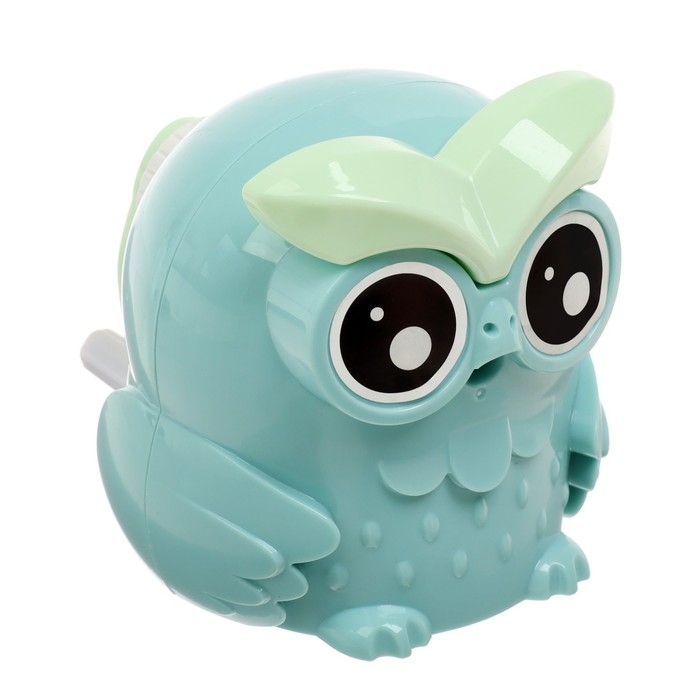 Точилка механическая с контейнером Точилка механическая с контейнером "Сова", МИКС