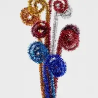 Синельная проволока, набор 100 шт., МИКС с блеском, 30 см