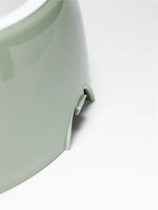 Лего-миска для животных &laquo;Фокси&raquo;, 300 мл, с наклоном, пластик, цвет фисташковый