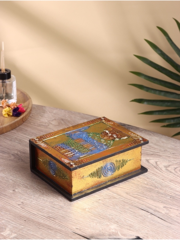 Шкатулка резная МДФ  Шкатулка резная МДФ "Сова", 15х19х7,5 см