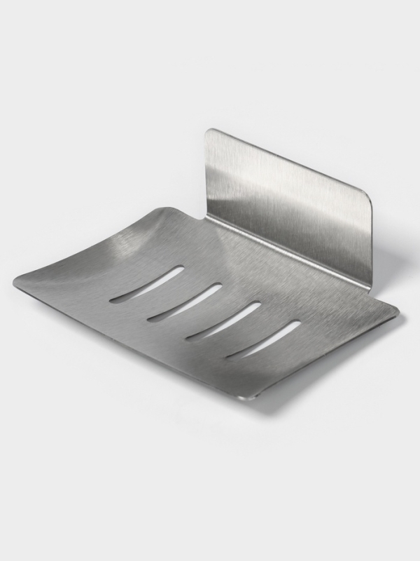 Мыльница настенная, цвет хром