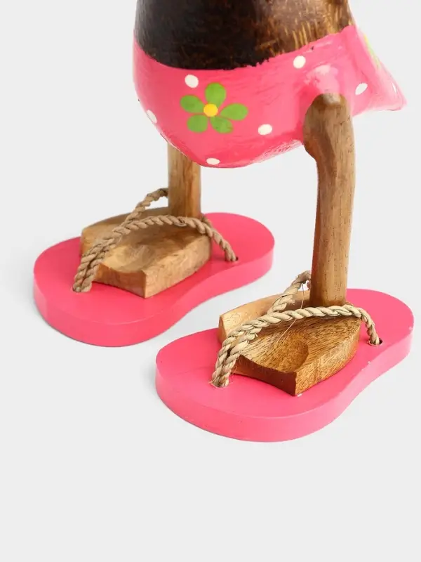 Сувенир &laquo;Утка в шлёпках&raquo;, 27 см, дерево