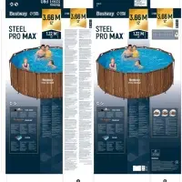 Бассейн каркасный Steel Pro Max, 366&times;122 см, круглый, цвет рейка, 561VN Bestway