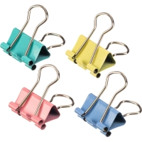 Зажимы для бумаг цветные 19мм 12шт/уп Attache, в картонной коробке