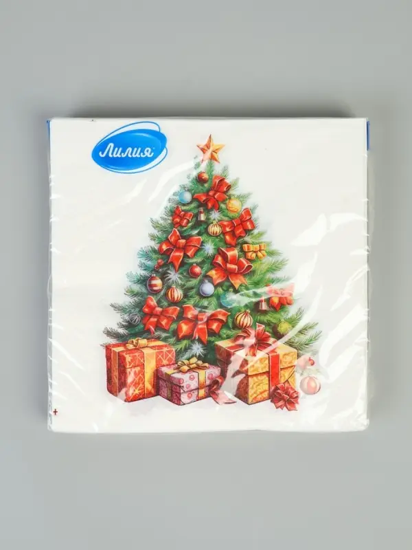 Салфетки бумажные двухслойные «Краса», 33х33, 20 шт