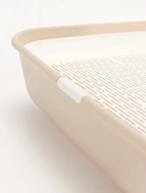 Лоток для кошек малый ALTA, 42&times;31&times;14.5, с бортиком и сеткой, на высоких ножках