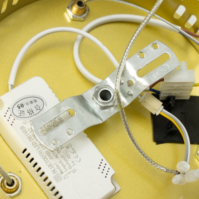 Люстра с ПДУ Люстра с ПДУ "Синтура" 3LED 266Вт 3000-6000К синий-оранжевый-бежевый 140х100х7-157см BayerLux 767309