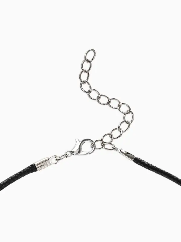 Кулон для фото на шнурке &laquo;Книга&raquo;, цвет серебро на чёрном шнурке, 45 см