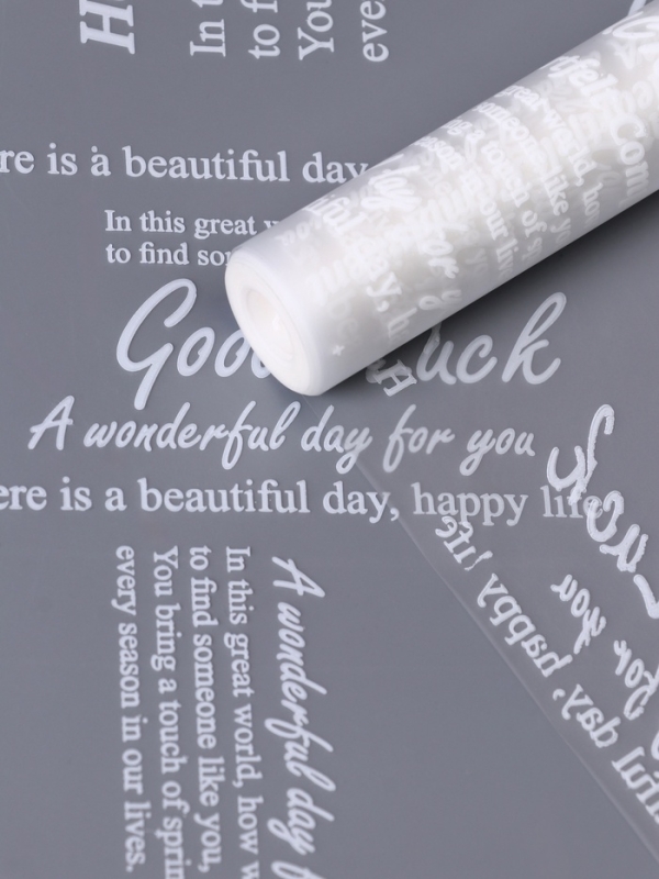 Пленка для цветов, матовая,«Комплимент» белый, 0.6×10 м