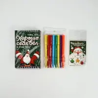 8 ручек + 8 открыток + 8 блокнотов МИКС