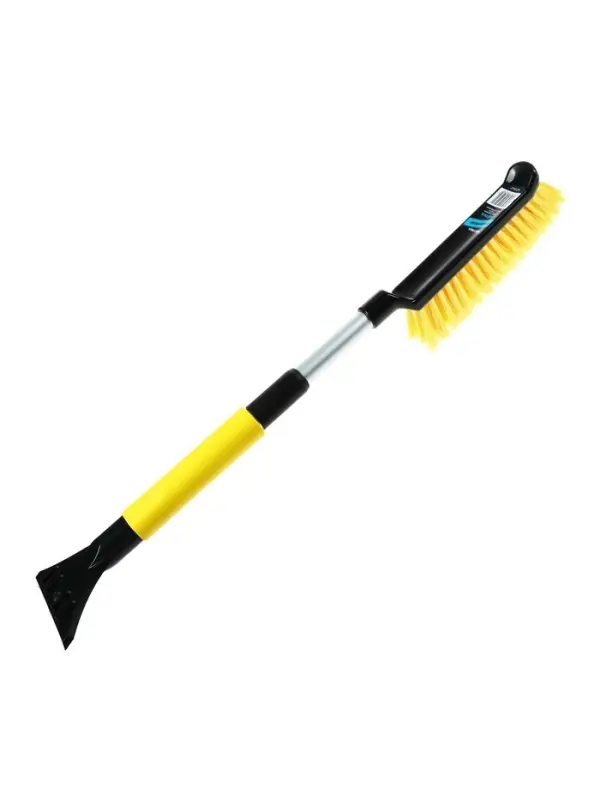 Щетка сметка со скребком, Black&Blue BB1005, телескопическая, 57-70 см, МИКС