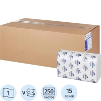 Полотенца бумажные д/дисп. Luscan Professional Vсл1слбелцел250л15пач/уп_СПБ