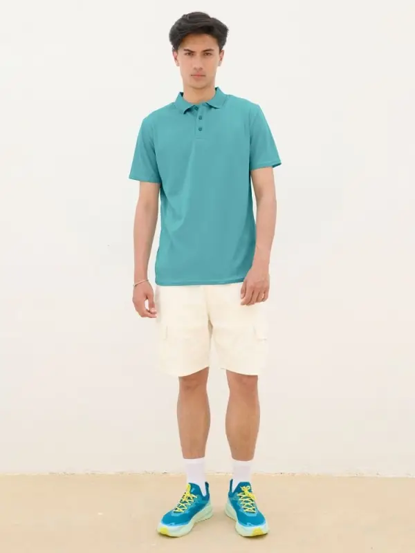 Рубашка поло унисекс Pitcher, белая, размер XS Рубашка поло унисекс Pitcher, белая, размер XS