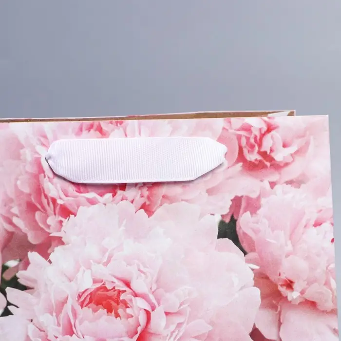 Пакет подарочный крафтовый, упаковка, «8 марта», MS 23 х 18 х 10 см Пакет подарочный крафтовый, упаковка, «8 марта», MS 23 х 18 х 10 см