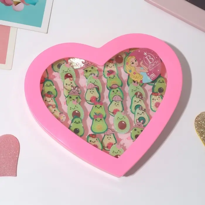 Кольцо «Выбражулька» авокадики, форма МИКС, цветное, безразмерное Кольцо «Выбражулька» авокадики, форма МИКС, цветное, безразмерное