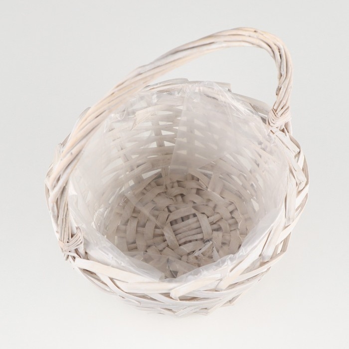 Набор корзин «Вьюнок», 3 шт, 30×14,5/36 см, 24×12,5/31 см, 19,5×10,5/25,5 см, ива