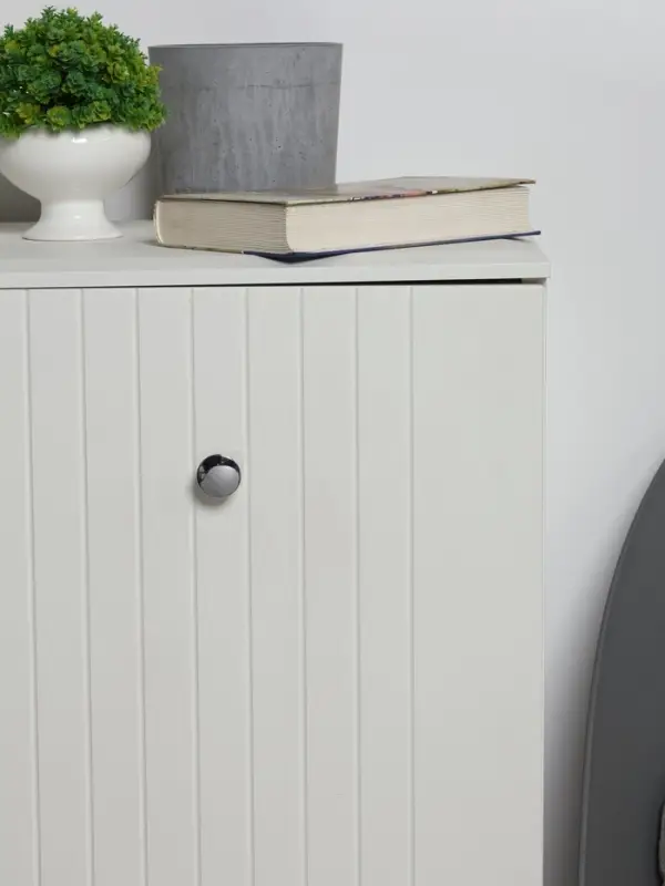 Ручка-кнопка ТУНДРА РК002, цвет хром