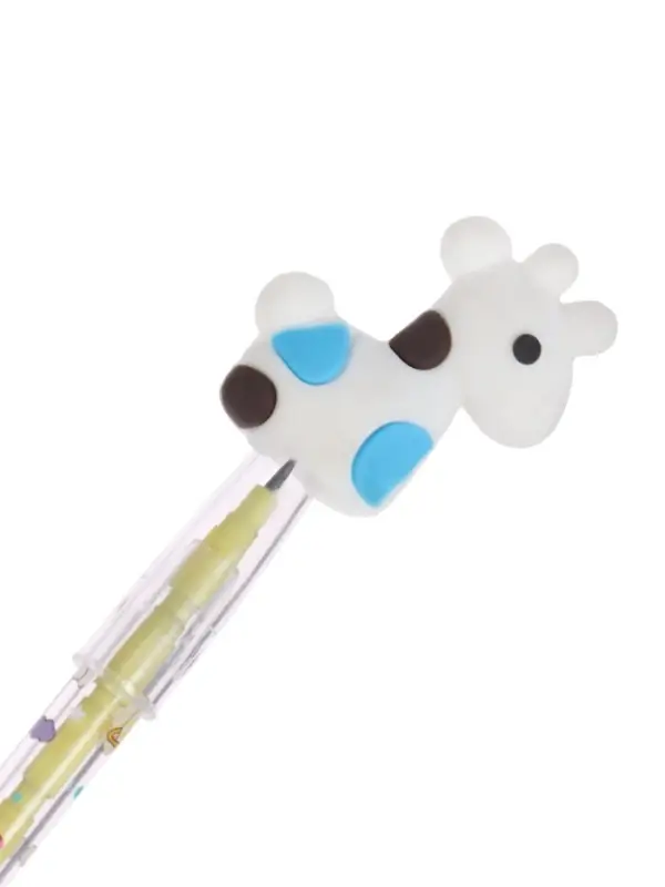 Карандаш-прикол секционный &laquo;Жираф&raquo;, НВ, белая фигурка