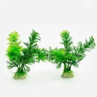 Набор растений искусственных для аквариума, 11.5 см, 2 шт.