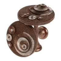 Держатель для штор CAPPIO KS038, d=11 см, цвет бронза с серебром, 2 шт.