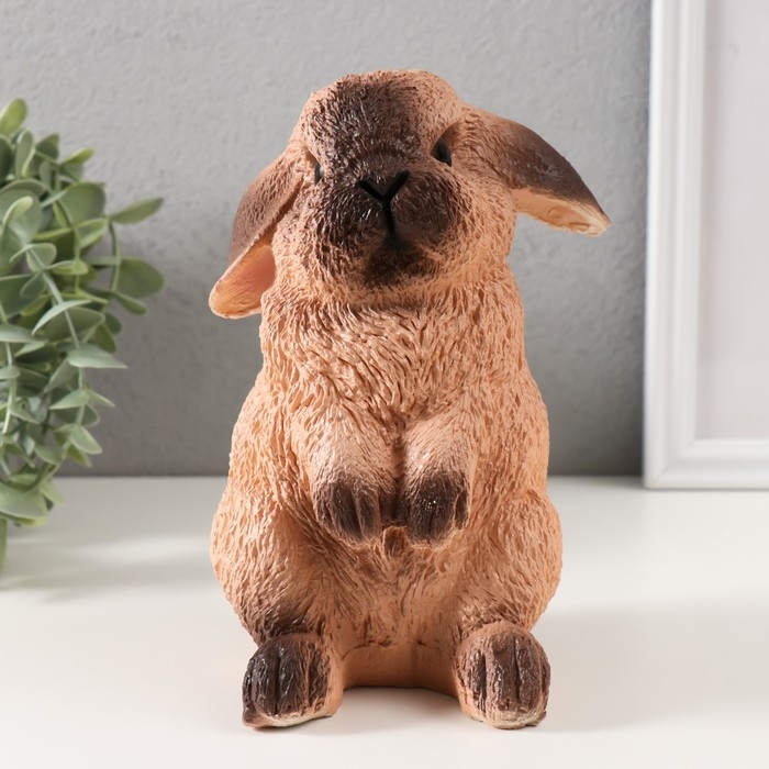 Копилка Копилка "Кролик №4 Сиамский окрас " высота 17,5 см, ширина 11,5 см, длина 11,5 см