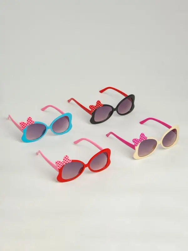 Очки солнцезащитные детские &laquo;OneSun. Бантик&raquo;, uv 400, линза 4.1&times;4.4 см, микс