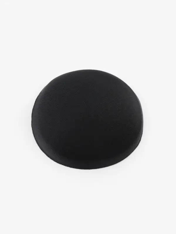 Чашки для бюстгальтера &laquo;Круг&raquo;, 2XL (52), d=16.5 см, пара, чёрные