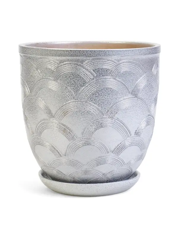 Горшок цветочный с поддоном 5 л, керамика  Горшок цветочный с поддоном 5 л, керамика "Узор" (М)