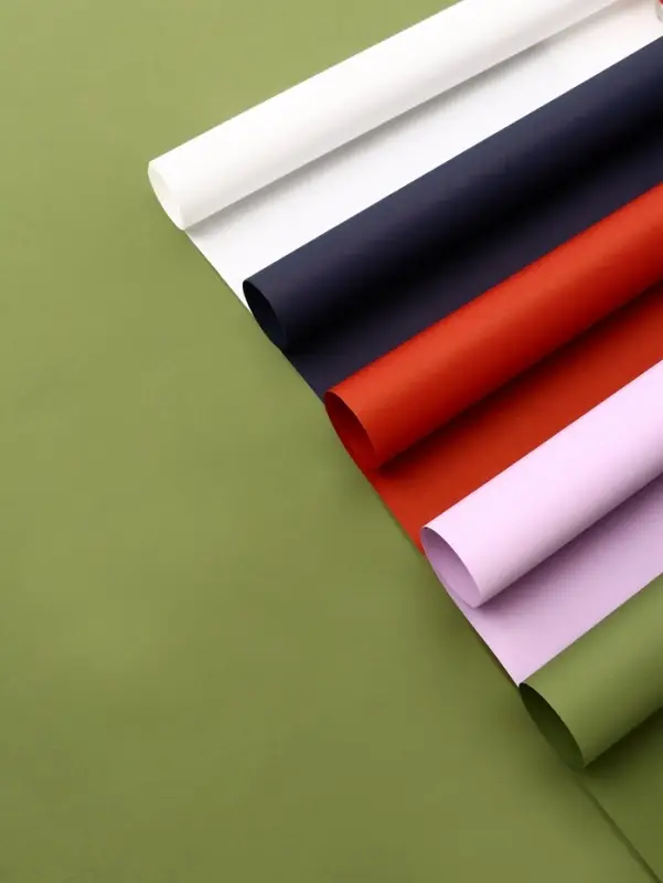 Бумага упаковочная крафт, двухсторонняя, "Микс №3", для упаковки подарков, 5 цветов, 50&times;68 см&plusmn;5%