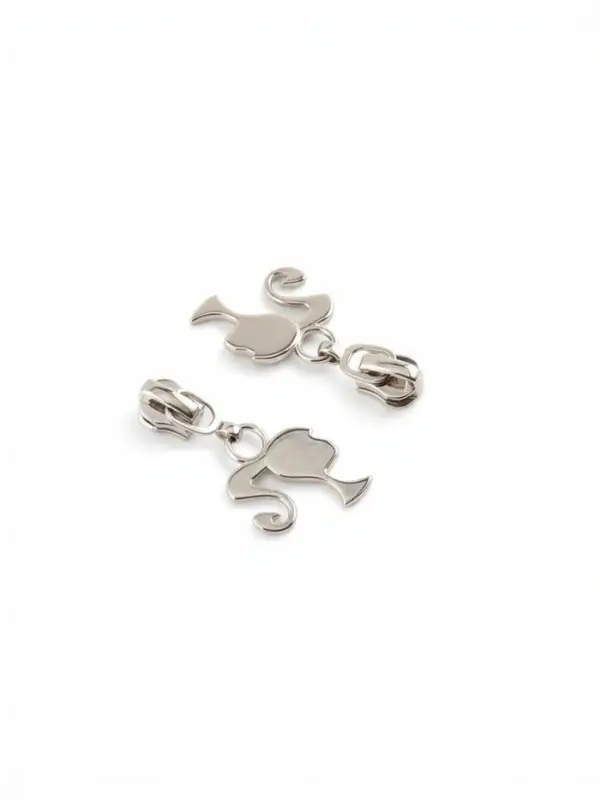 Бегунок для металлической молнии, №3, &laquo;Кукла&raquo;, 10 шт., цвет никель