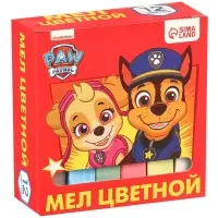 Мелки цветные школьные, 12 штук, «Щенячий патруль»